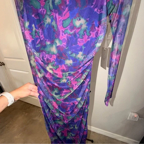 NWT -Vince Camuto - Floral Midi Dress Size 4 - Picture 8 of 12